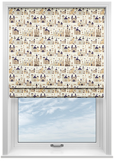 Magic Castle, Stone - Roman Blind